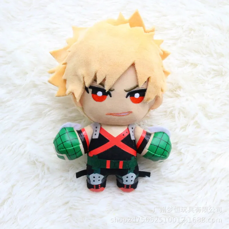 15CM My Hero Academia Plush Pendants | Izuku Midoriya, Katsuki Bakugou, Shouto Todoroki | Anime Soft Plush Doll Gifts