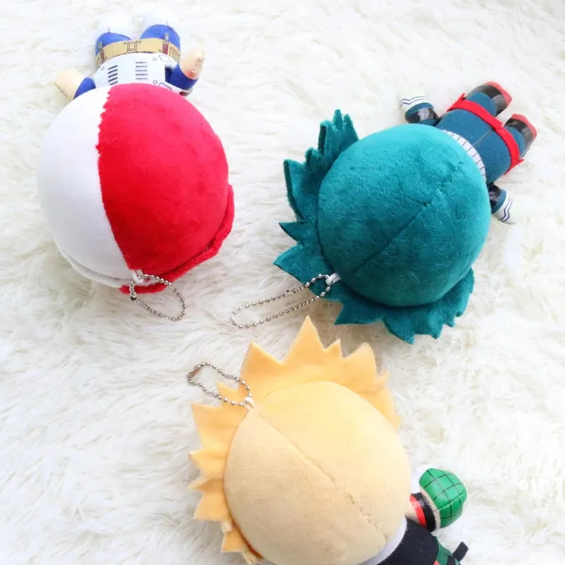 15CM My Hero Academia Plush Pendants | Izuku Midoriya, Katsuki Bakugou, Shouto Todoroki | Anime Soft Plush Doll Gifts