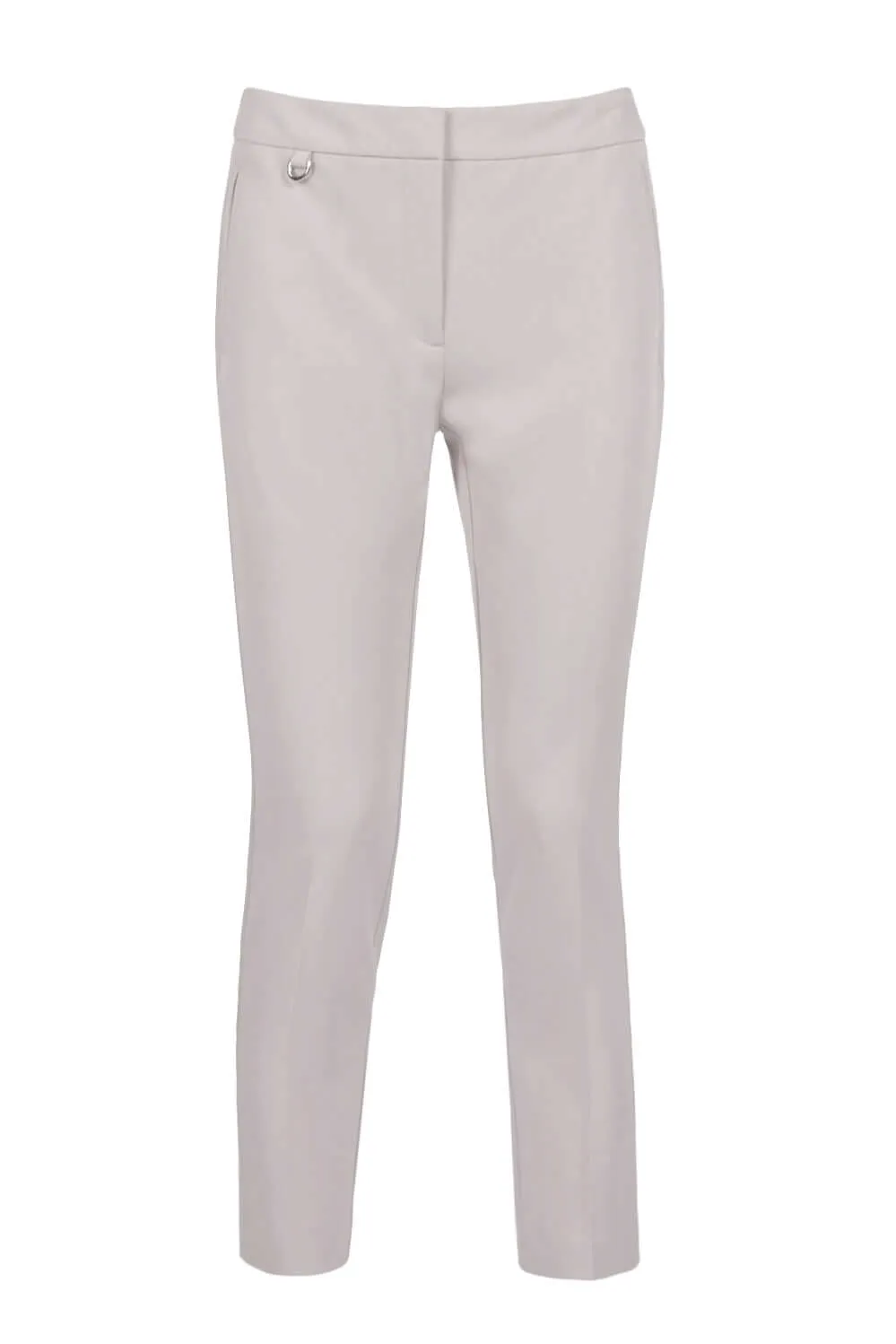 Adrianna Papell Mid Waist Solid Stretch Crepe Pants with Pockets