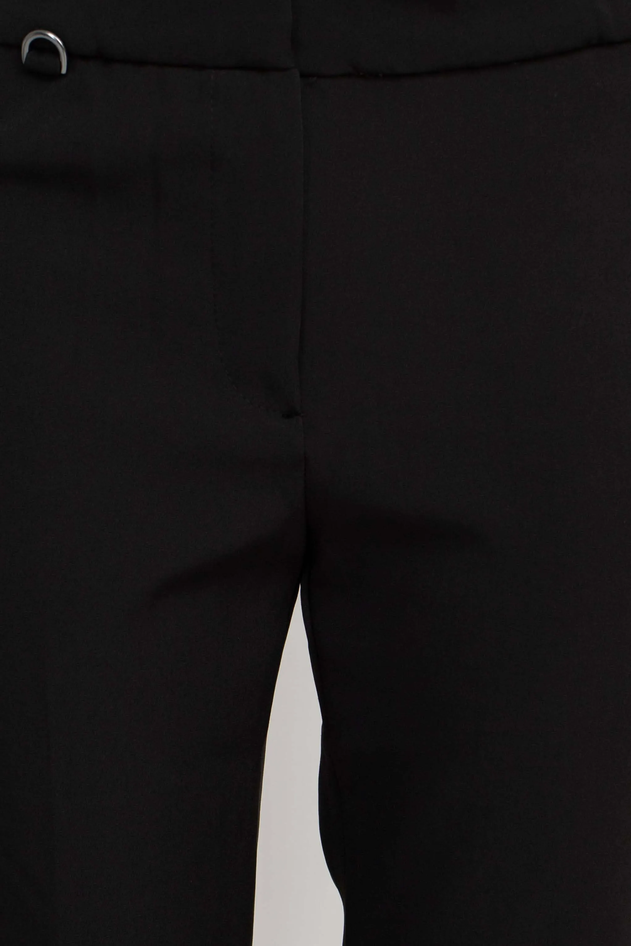 Adrianna Papell Mid Waist Solid Stretch Crepe Pants with Pockets