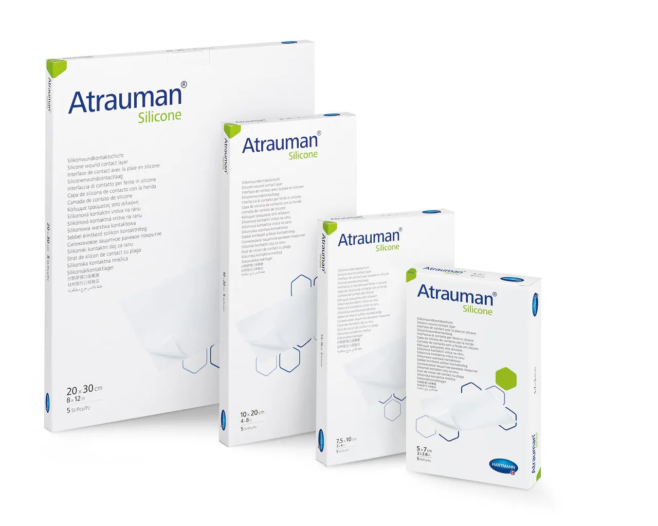 Atrauman Non Adherent Wound Contact Layer with Silicone on Both Sides