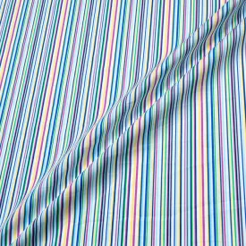 Bold Multi-Coloured Striped Pure Cotton