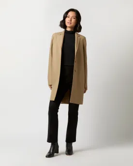 Cocoon Coat in Tan