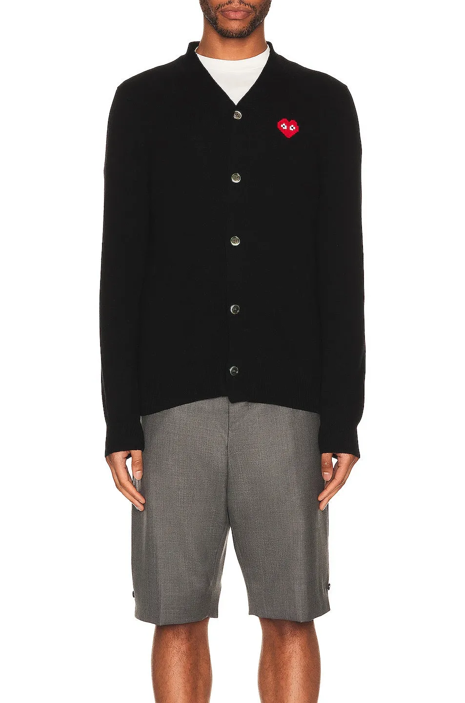 Comme des Garçons Invader cardigan, black