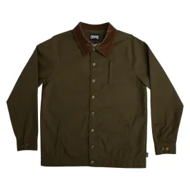 Creature Skateboards Hunter Waxed Canvas Men's Creature Chore Jacket - FOREST