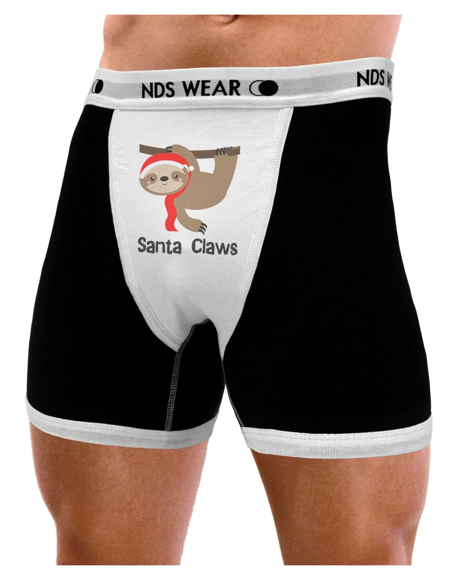 Cute Christmas Sloth - Santa Claws Mens Boxer Brief Underwear by TooLoud