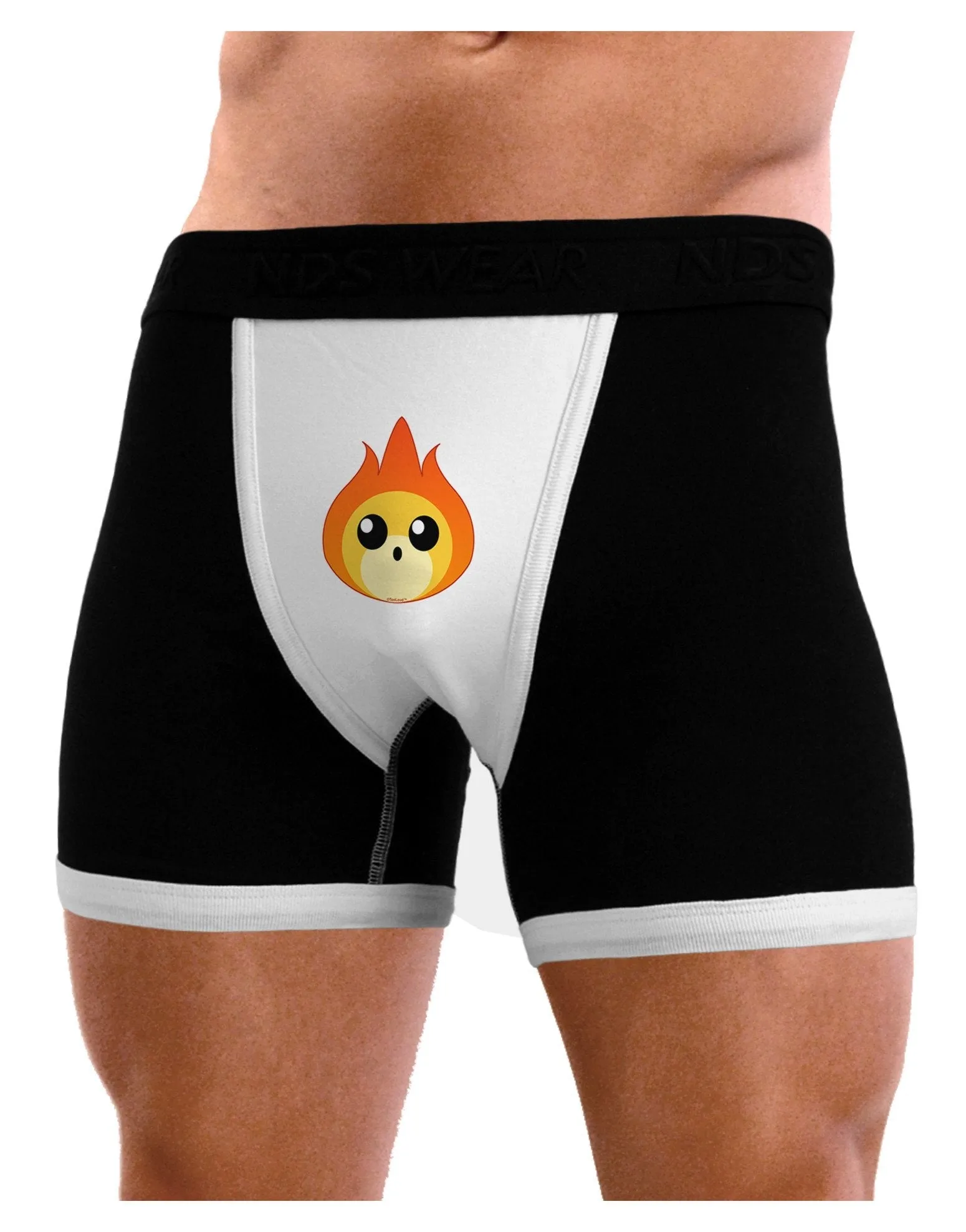 Cute Fireball Design Mens Boxer Brief Underwear