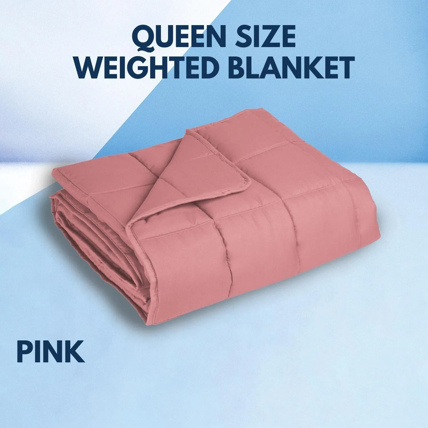 Deep Pressure Stimulation Weighted Blanket 7KG Light Pink