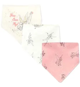 Disney's Tinkerbell Print Bandanna Bibs