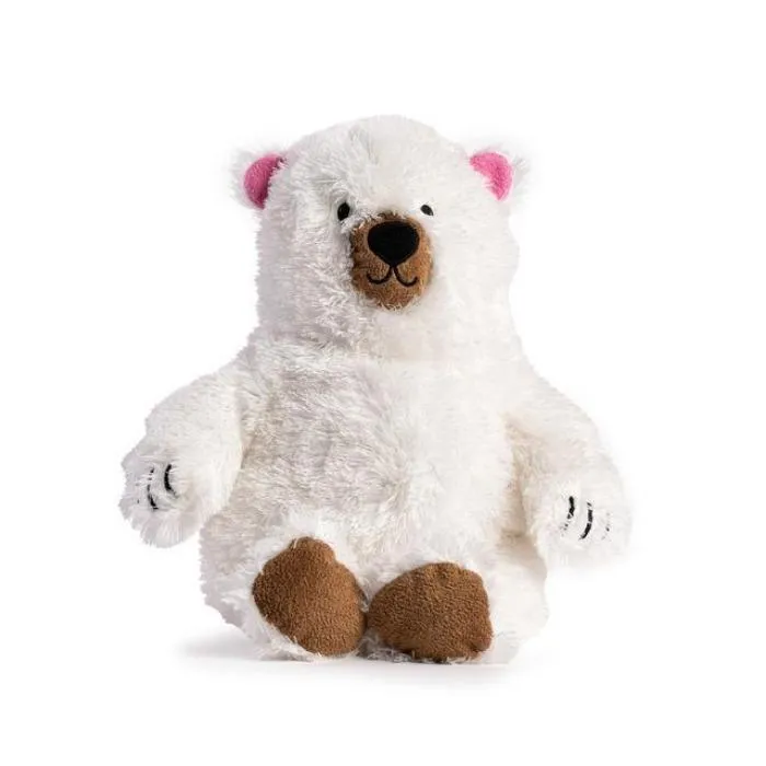 Fabdog | Fluffy Polar Bear - Plush Dog Toy