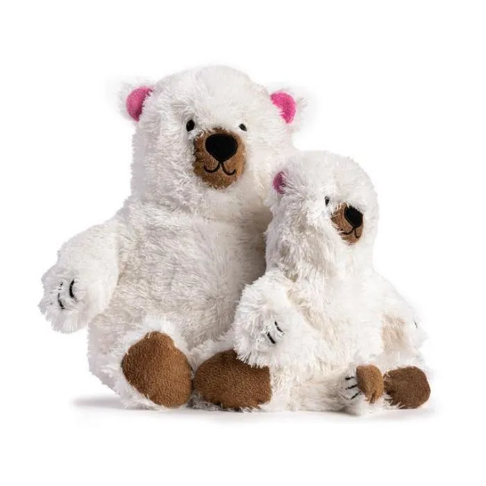 Fabdog | Fluffy Polar Bear - Plush Dog Toy