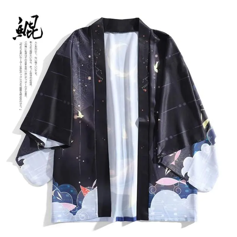 Fabulous Sea Monster Kimono Cardigan