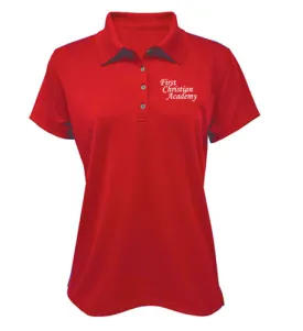 FCA Middle School Cap Knit Polo