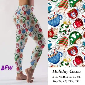 Holiday cocoa leggings and skorts