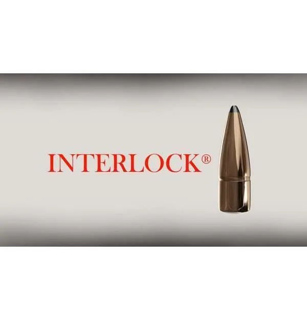 HORNADY .308 30 CAL 180 GRAIN RN INTERLOCK PROJECTILES 100 PACK