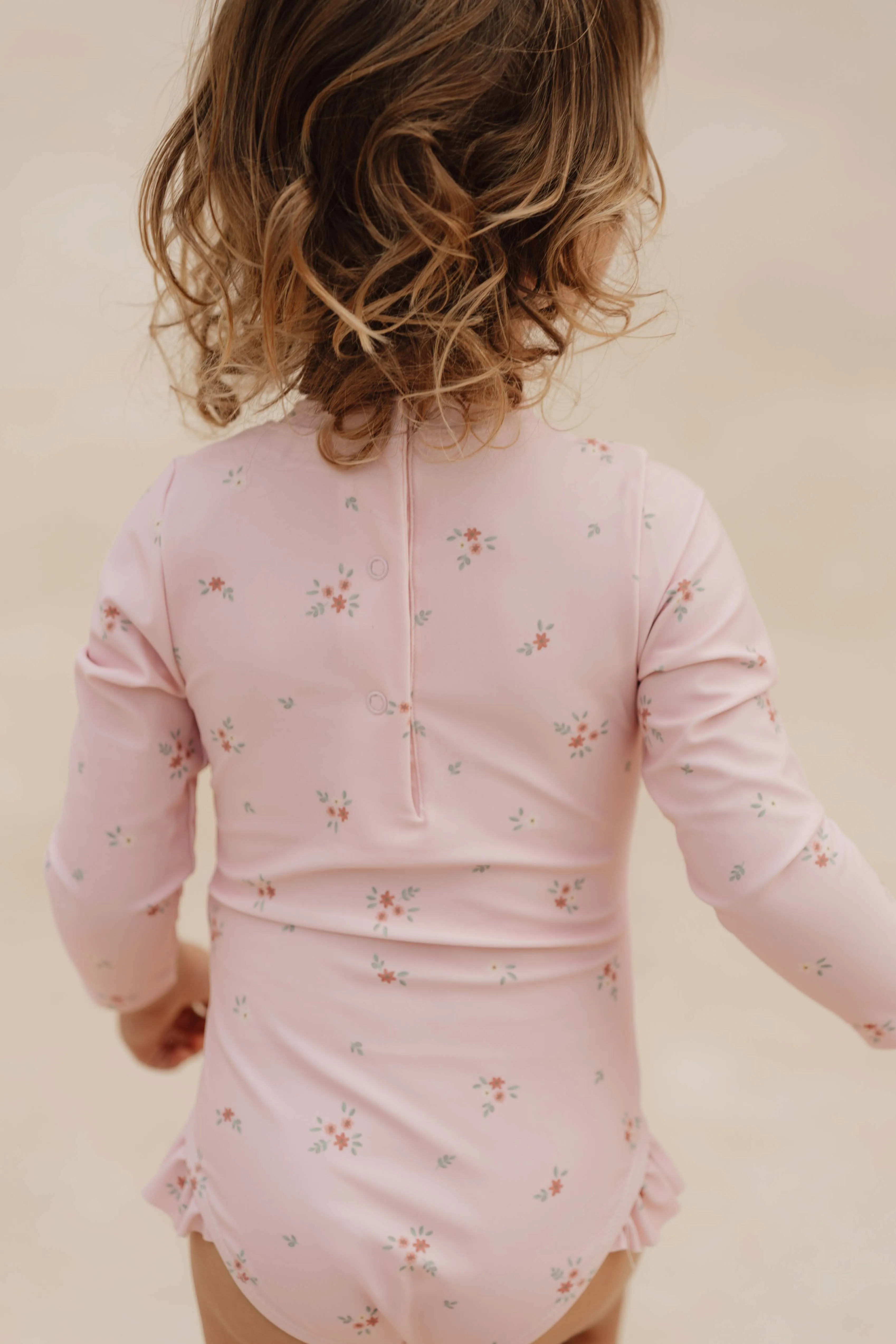 Little Dutch Swimsuit Long Sleeve Ruffles Rosy Meadows