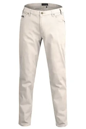 Pilbara Men's Stretch Jeans - Bone