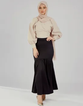 Pristine Pleat Skirt