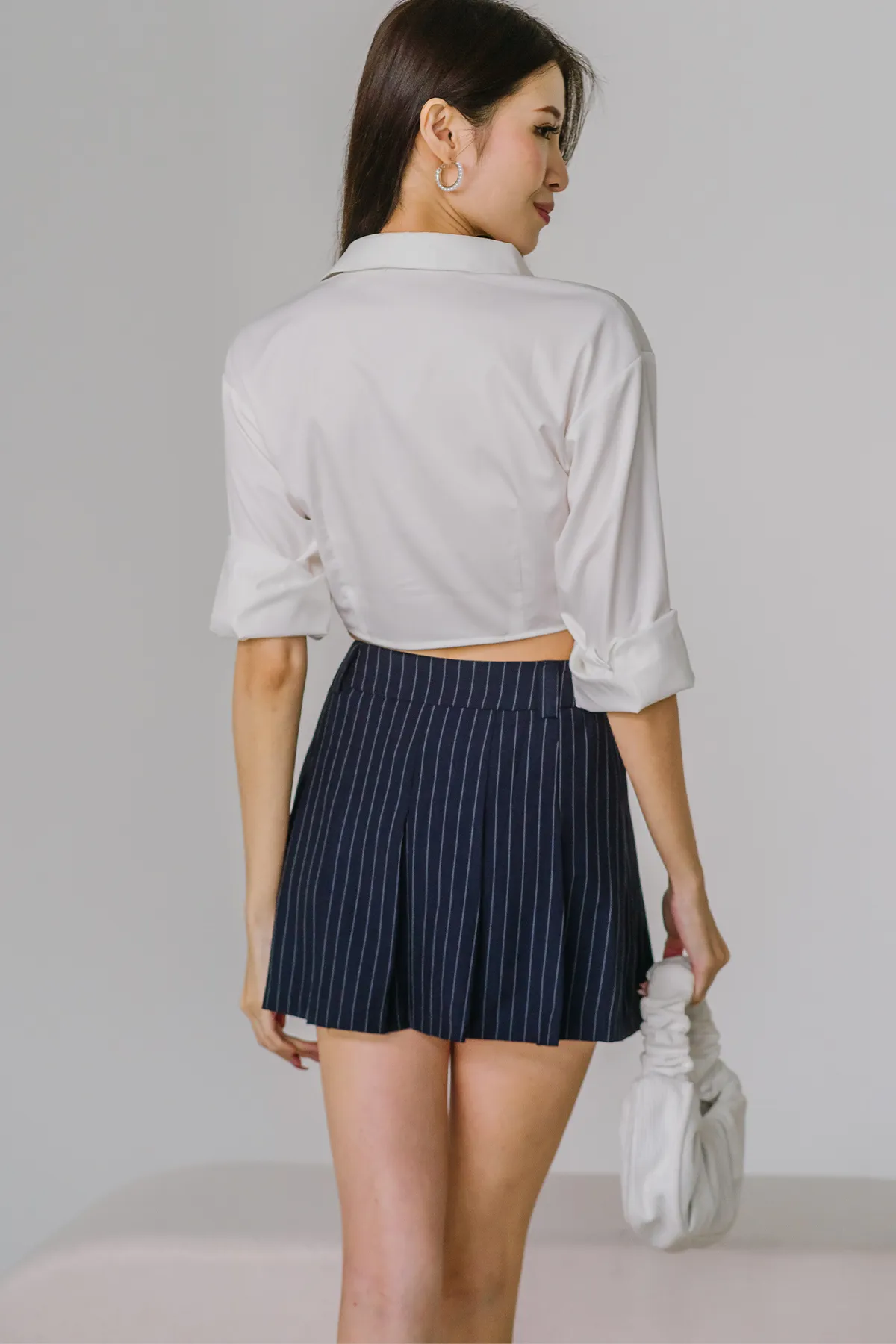 Sparks Pinstripe Skorts (Navy)