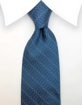 Teal Blue Men's Tie