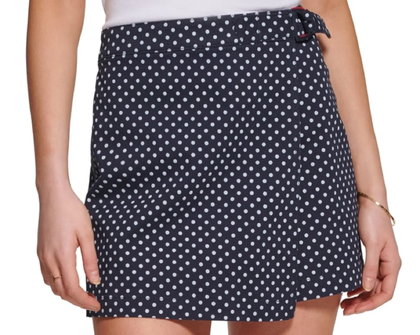 Tommy Hilfiger Women's Dot Print Skort Blue Size 2