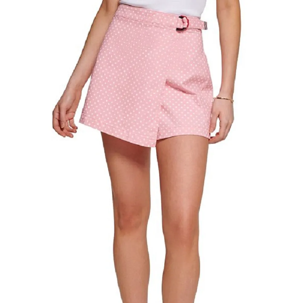 Tommy Hilfiger Women's Dot Print Skort Pink Size 10