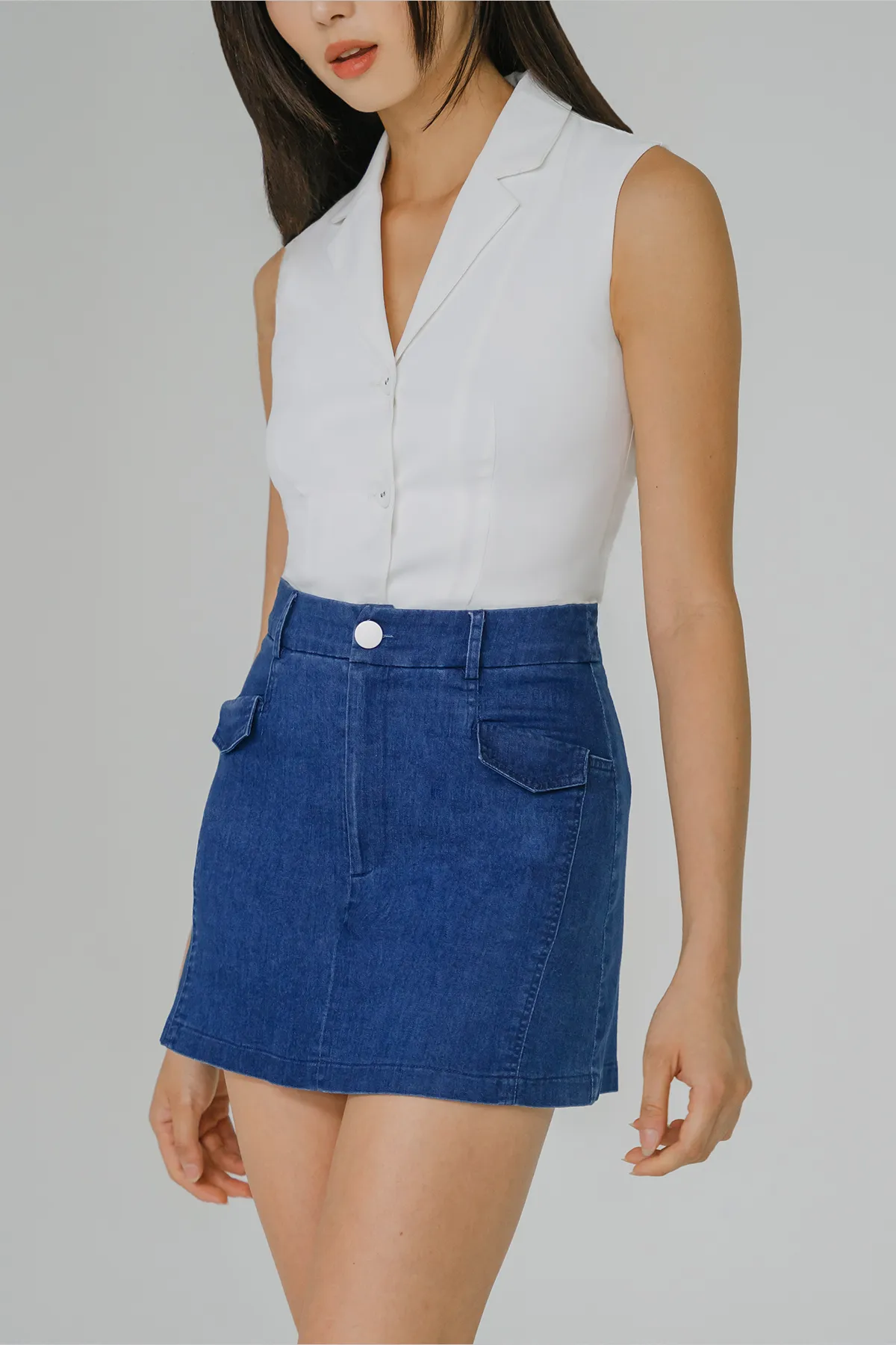 Weekend Denim Skorts (Light)