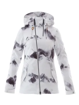 White Thermal Warm Waterproof Windproof Women's Ski/Snowboard Jackets