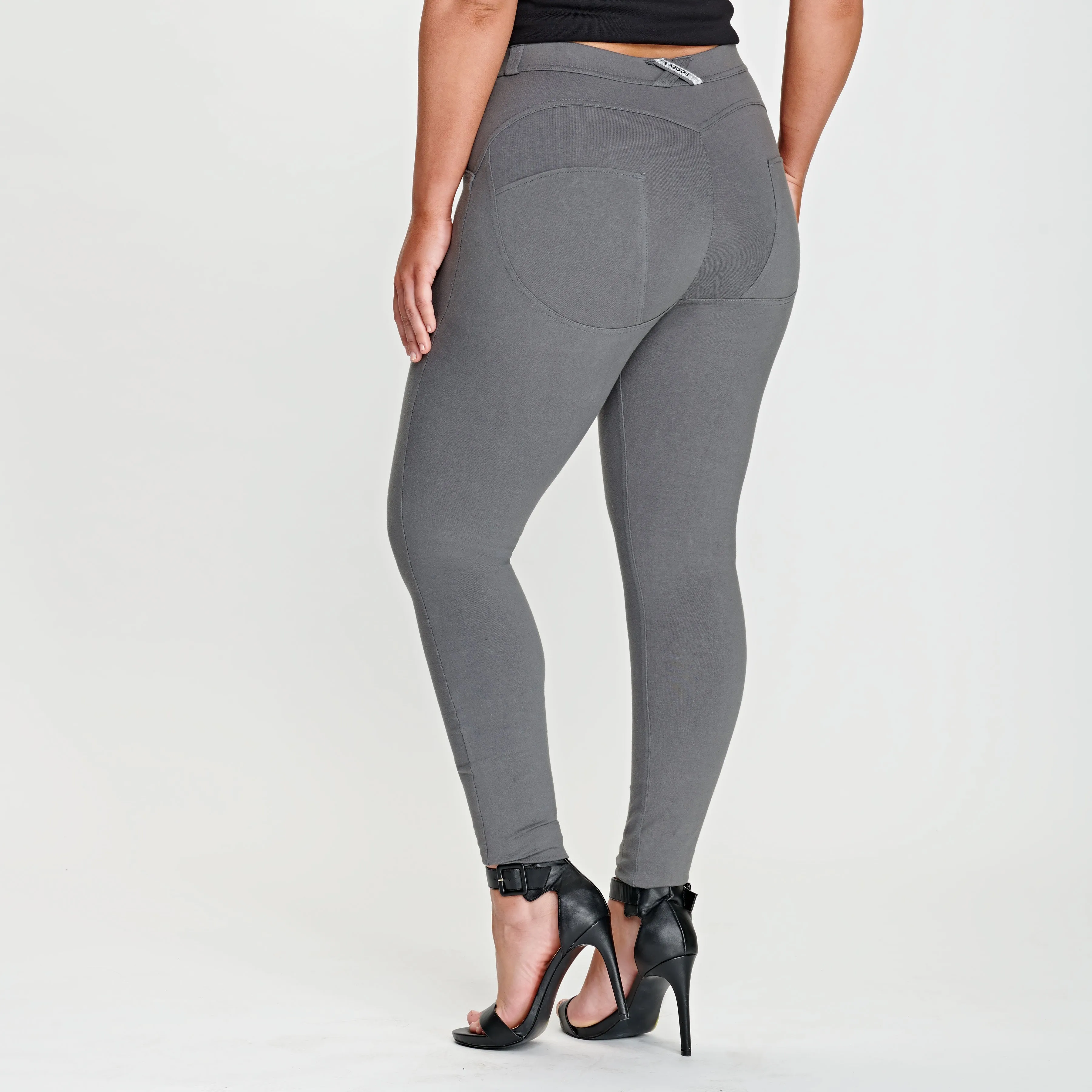 WR.UP® Curvy Fashion - Mid Waist - Full Length - Grey