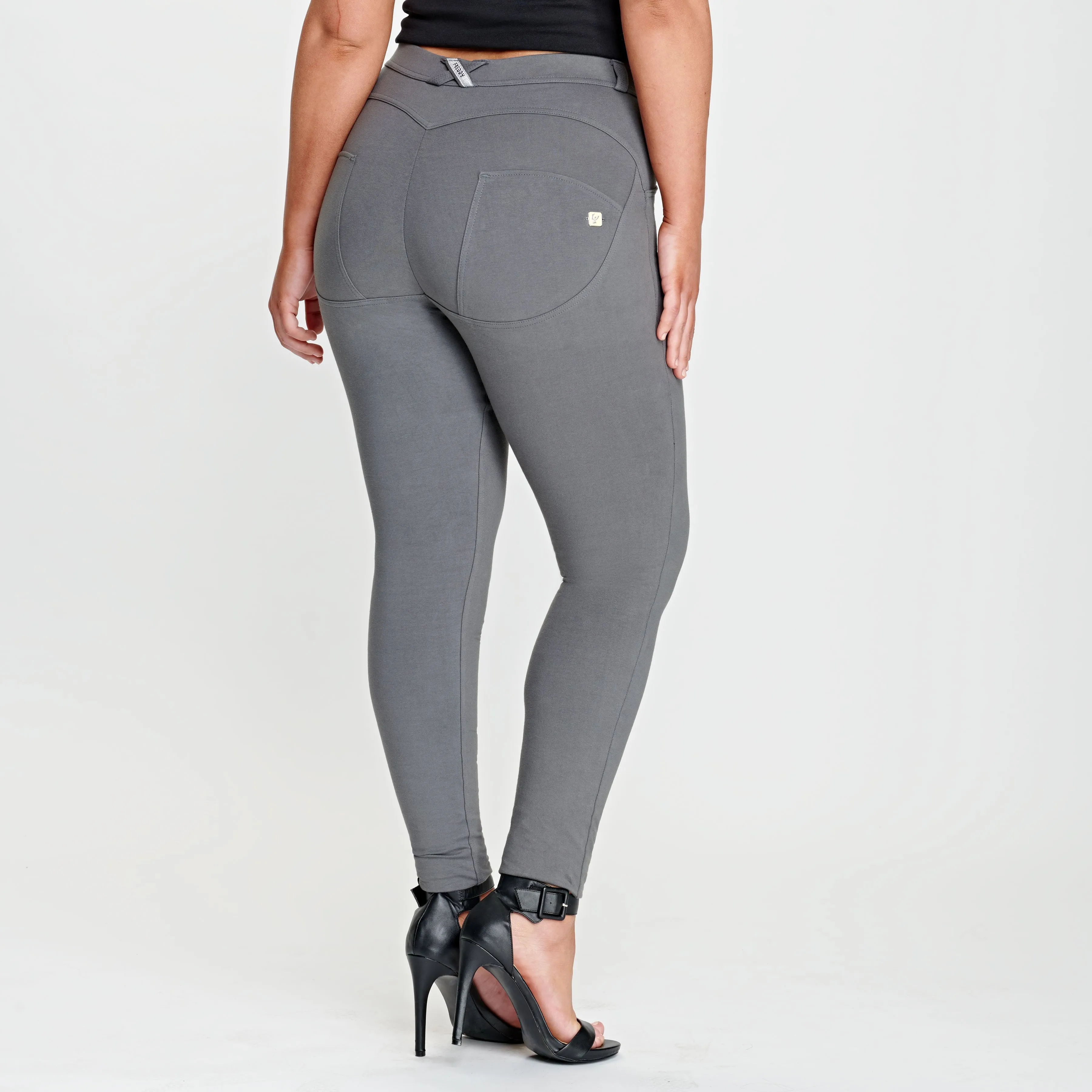 WR.UP® Curvy Fashion - Mid Waist - Full Length - Grey