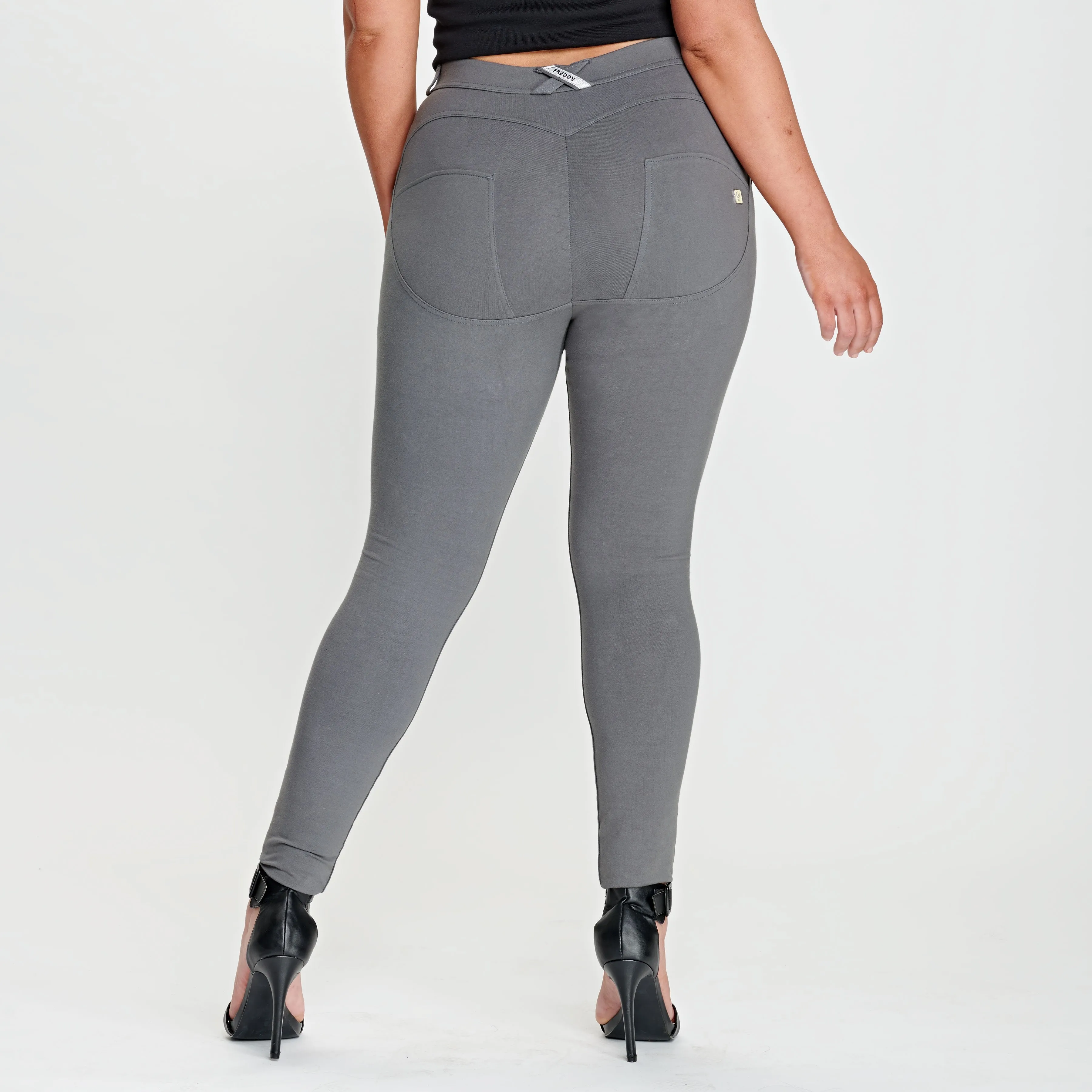 WR.UP® Curvy Fashion - Mid Waist - Full Length - Grey