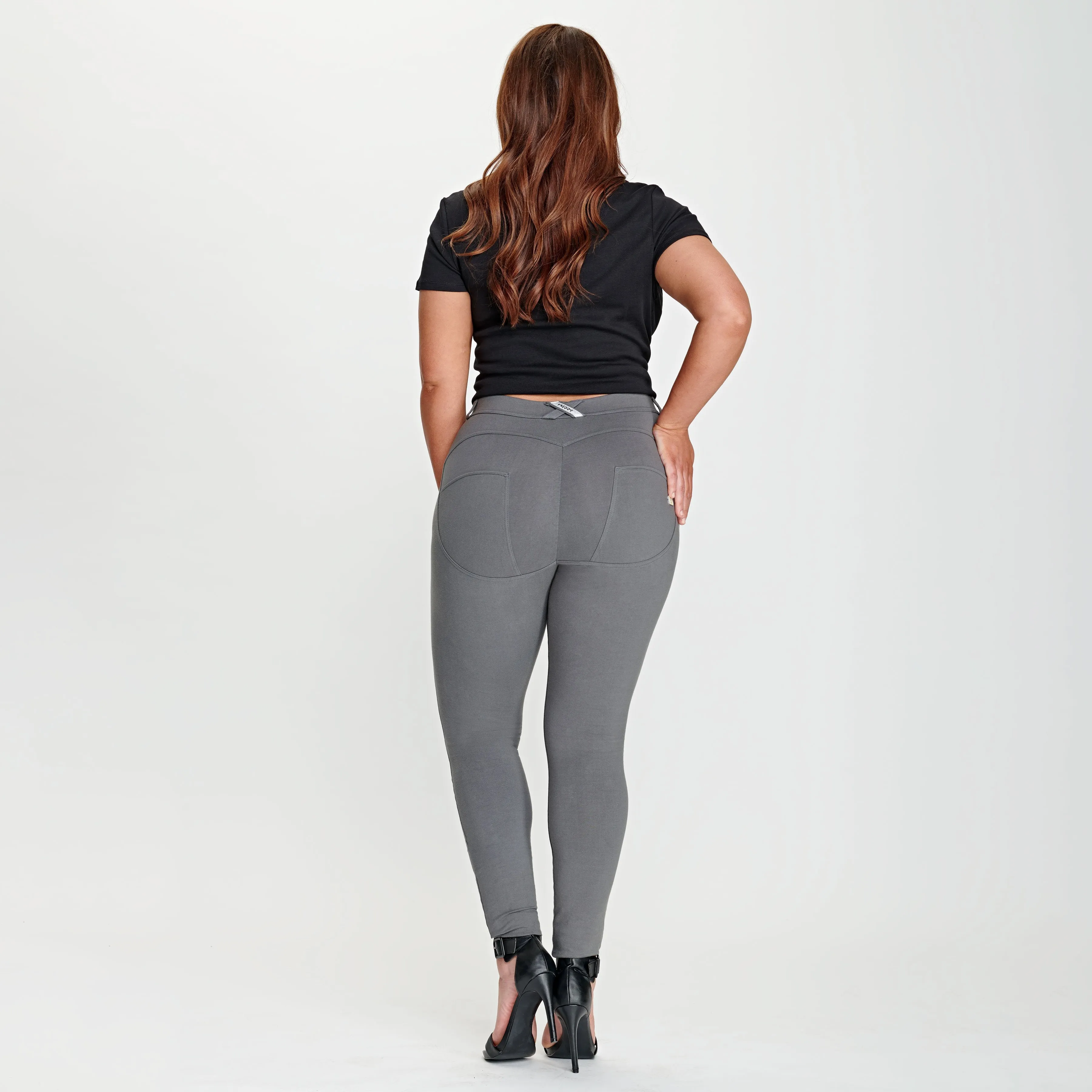 WR.UP® Curvy Fashion - Mid Waist - Full Length - Grey